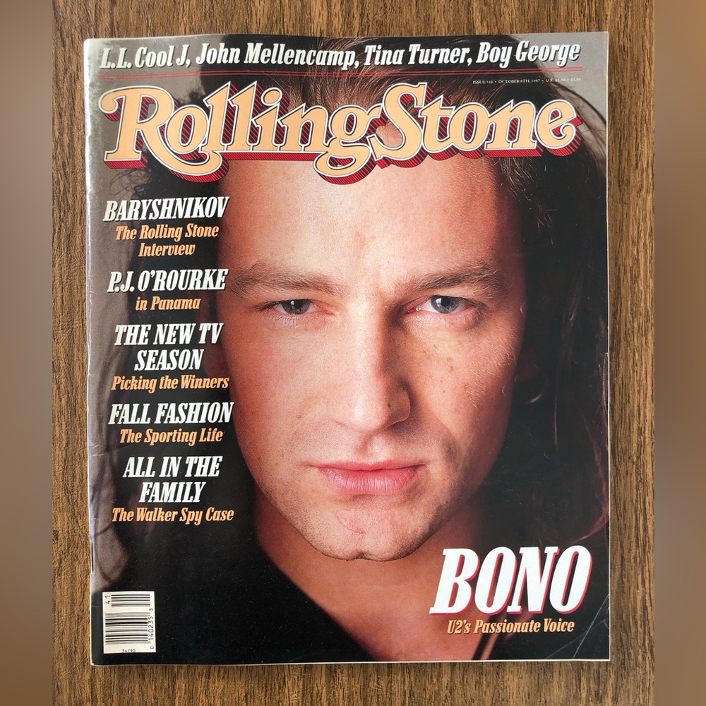 Rolling Stone Magazine with Bono Cover